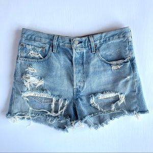 Levi’s 501 Jean Shorts Cut Off’s
